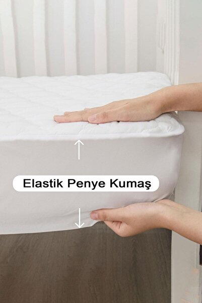 Vionel Home %100 Pamuklu | Kapitone Sıvı Geçirmez Yatak Alezi | Ful Kenar, Tek, Çift Kişilik Yatak Koruyucu Alez