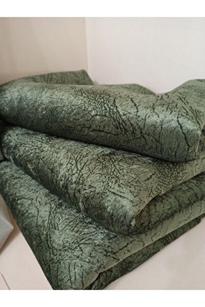 Aksa Home Süngerli Kaymaz Koltuk/çekyat Örtüsü Kadife Yeşil