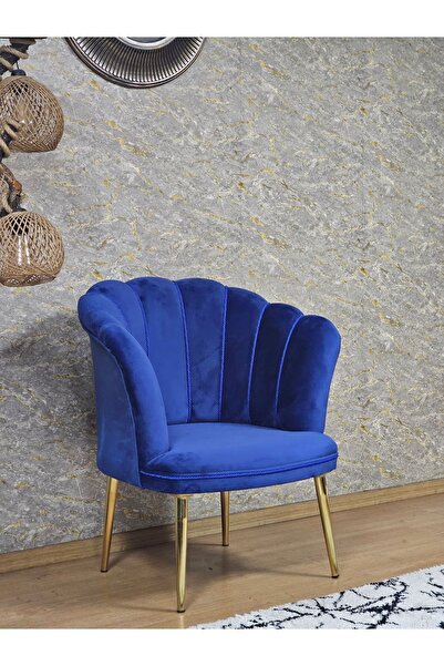 ZAFİR Tekli Papatya Çay Seti Koltuk  Gold Sivriltme Ayak, Balkon, Salon, Ofis, Koltuk Takımı, Tekli Berjer