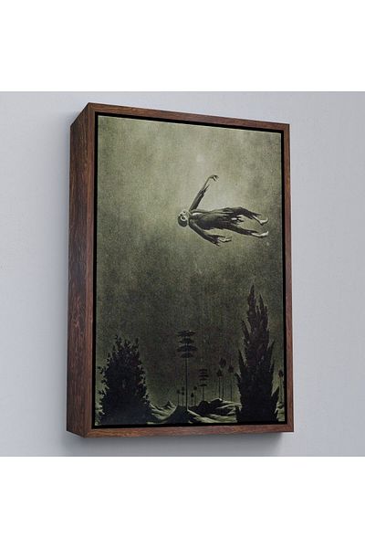 Harita Sepeti Πλαίσιο Franz Sedlacek Ghost on Trees Ζωγραφική τοίχου Μάγισσες Halloween -6381