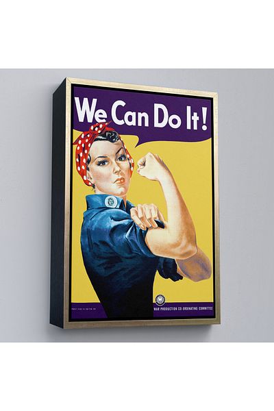 Harita Sepeti Πίνακας με κορνίζα We Can Do It-6430