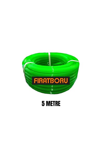 FIRAT Eko Soft 1/2 5 Metre Bahçe Su Hortumu 12,5 Mm Esnek Pvc Hortum
