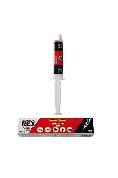 MUTLU TAVUKÇULUK Rexgel  Hamam Böceği Ve Karınca Etkili Jeli Yem 20 gr