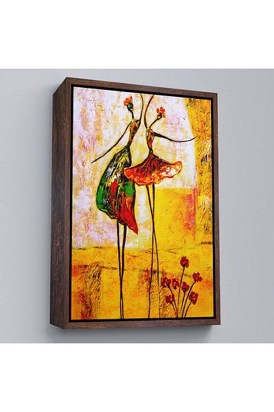Harita Sepeti Πίνακας σε καμβά με κορνίζα Dancing Women-5982