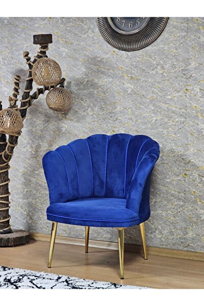 ZAFİR Tekli Papatya Çay Seti Koltuk  Gold Sivriltme Ayak, Balkon, Salon, Ofis, Koltuk Takımı, Tekli Berjer