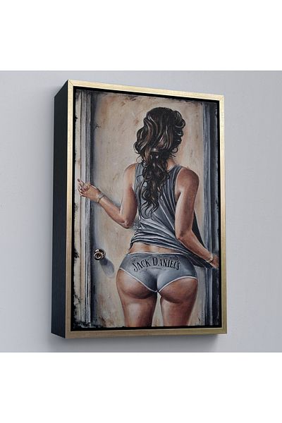 Harita Sepeti Pictură decorativă de perete pentru femei Sexi Popolu cu cadru-6120