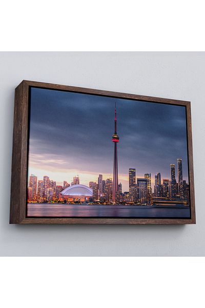 Harita Sepeti Tablou pe pânză peisaj canadian Toronto cu cadru-5079