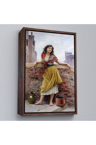 Harita Sepeti Πλαίσιο The Watercarrier Eugene De Blaas Water Carrying Girl Πίνακας-6435