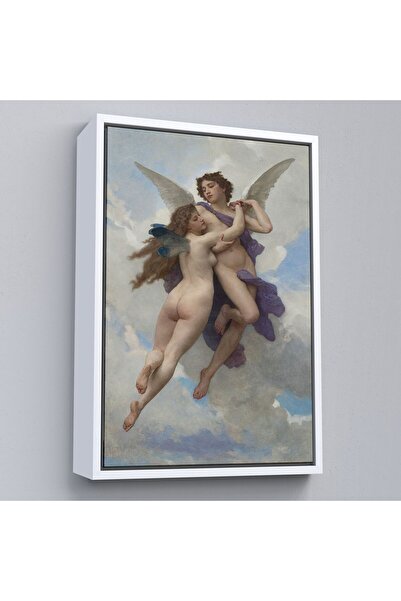 Harita Sepeti Çerçeveli William Adolphe Bouguereau Tarafından 1890 Yılında Yapılmış Kanvas Tablo-5237