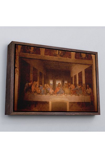 Harita Sepeti Pictură pe pânză pentru ultima cină a lui Da Vinci cu cadru-5188