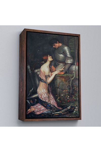 Harita Sepeti Cu cadru Pictură în cruce a lui John William Waterhouse Lamia și cavalerul lui Orenco-6263