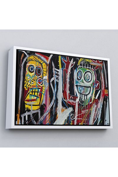 Harita Sepeti Σκελετός Jean Michel Basquiat, Boom Patmala Έργα ζωγραφικής σε καμβά-5032