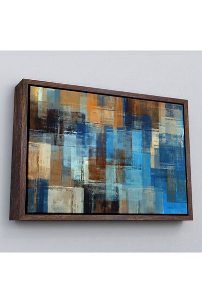 Harita Sepeti Pictură în ulei abstractă înrămată Aspect Decorativ Pictură murală pe pânză-3449