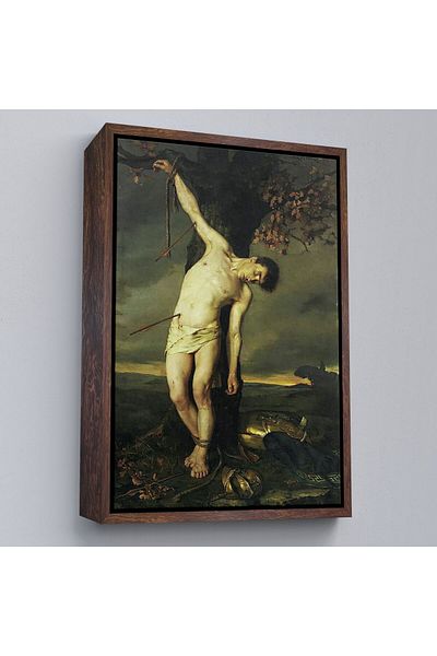 Harita Sepeti Pictură decorativă de perete peisaj de munte înrămat-6143