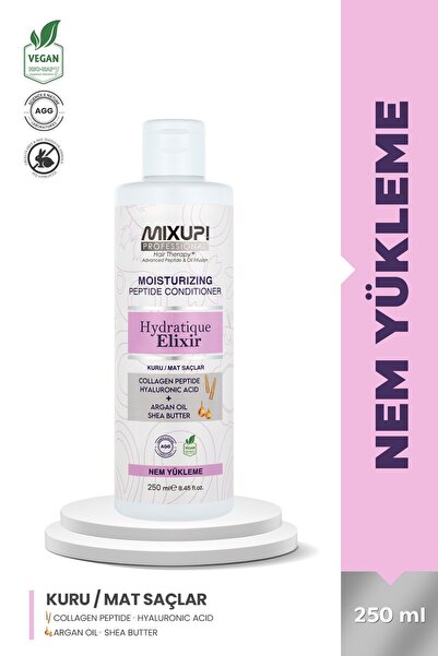 Mixup Kuru ve Mat Saçlar için Hyaluronik Asit,Kolejen Peptit Kompleks Nem Ver...