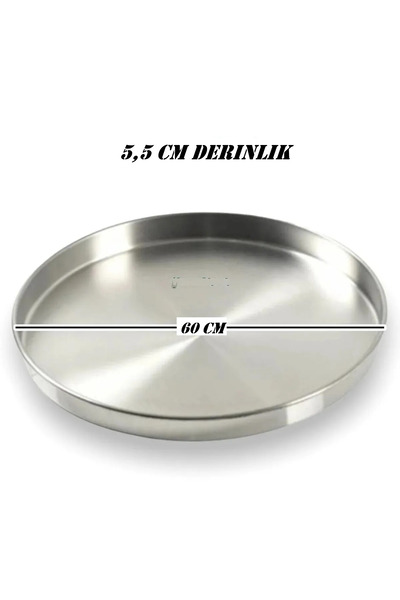 Yıldız çelik Alüminyum baklava börek salça pekmez ve fırın tepsisi 60 cm