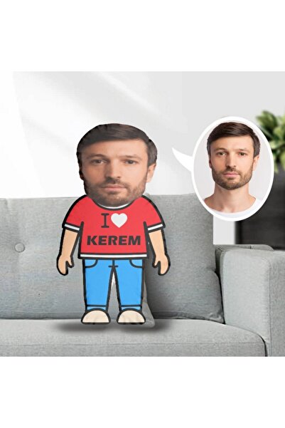 Hediyefoni Kişiye Özel Fotoğraflı Şekilli Bebek Yastık Oyuncak