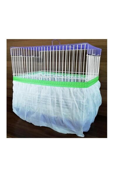 BirdLife Büyük Boy (XXL) Kuş Kafes Tülü 60 x 35 x 30 cm - Renk Yeşil