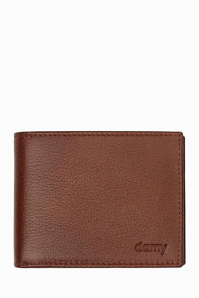 DAMY Men's Leather Wallet - Horizontal, Genuine RFID, Gift K334
