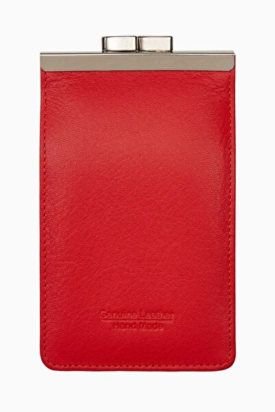 DAMY Red Slim Fit Long Short Cigarette Box - Genuine Leather, Cigarette Holder and Case K702