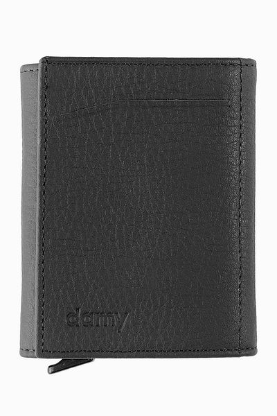 DAMY Black Mechanical Card Holder Wallet - Automatic Gift Wallet K626