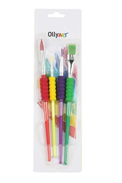 OllyArt طقم فرش ألوان مائية طقم فرش ألوان مائية 4 LN-3204