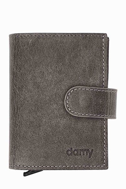 DAMY Men's Mini Wallet, Genuine Leather Mechanism Men's Wallet, Cash Coin & C...