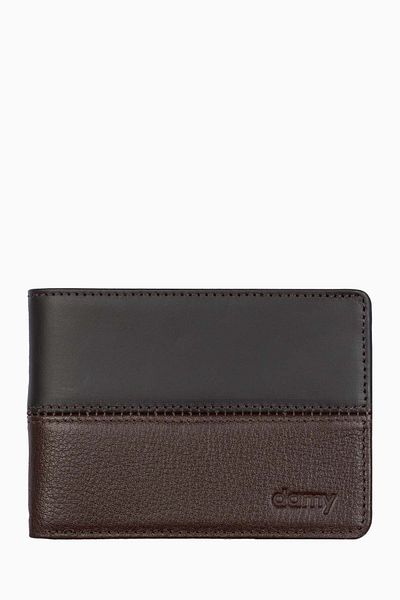DAMY Men's Genuine Leather Wallet - Father, Lover and Gift - Brown K315