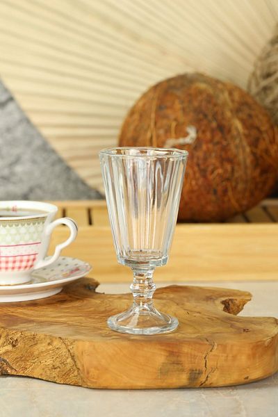 Melance 6-Piece Coffee Glass Set Flute Glass