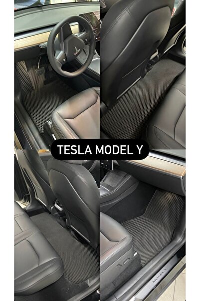 Genel Markalar TESLA Y MODEL AKILLI EVA OTO PASPAS VE BAGAJ HAVUZU TAKIM SET