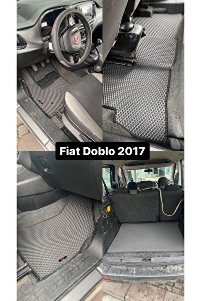 Genel Markalar FİAT DOBLO 2015+2023 AKILLI OTO PASPAS+BAGAJ HAVUZU TAM SET