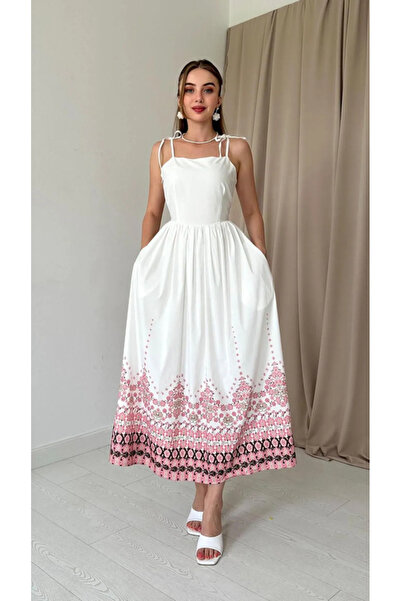 Genel Markalar ASKILI MİDİ ELBİSE