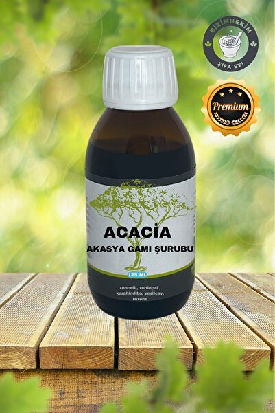 BİZİMHEKİM Acacia Akasya Gamı Şurubu 125 ml Ödem Atmaya Yardımcı Detox Şurubu