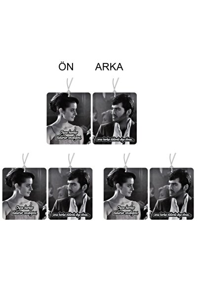 Jethızında 3'lü Set Ezel Dizisi Ramiz - Selma Tasarımlı Oto Kokusu