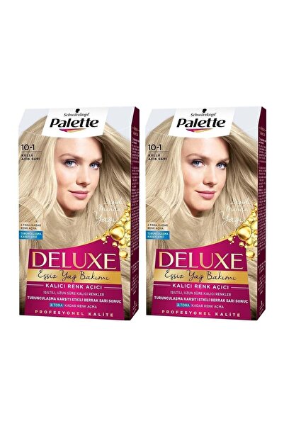 Palette Deluxe Saç Boyası 10-1 Küllü Açık Sarı X 2 Adet