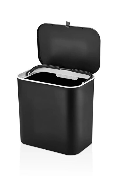 İLİVA Bathroom and Kitchen Trash Can with Reversible Lid - Countertop, Garbage Bin that Can Be Attached to the Closet Lid