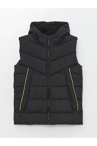 LC Waikiki Boy's Hooded Puffer Vest - LCW Kids