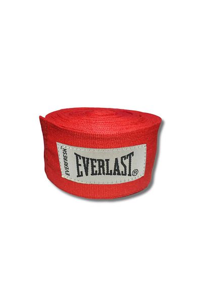 EVERLAST 180'' 460 Cm Red Double Elastic Boxing Bandage