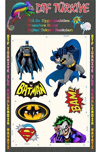 DTF BASKI Baskı-ütü Ile Yama Baskı-a4 Boyutunda Baskı-yama Arma