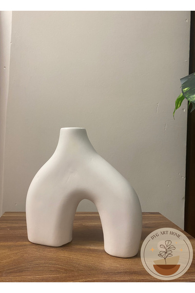 DygArtHome Seramik Topuklu Vazo (20 cm)