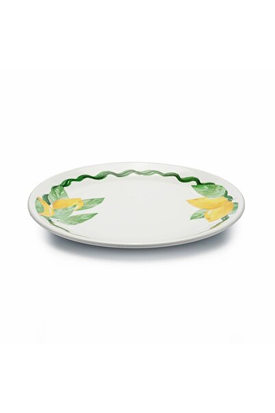 MELAMİN Lemon Collection Büyük Melamin Tabak 26 CM
