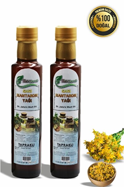TARİHİ YAPRAKLI Kantaron Yağı 2x 250 Ml