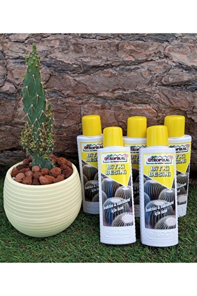 TROPİKAL Kaktüs Sukulent Besini 5 Adet 225 Ml Bitki Besini Sıvı Bitki Besini ...