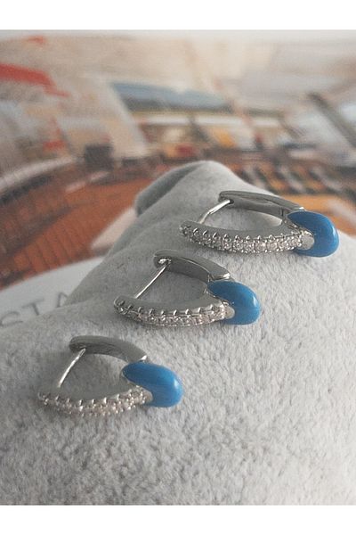 Siya Silver VIP Series - Zircon Stone 3-Piece Women's Earring Set