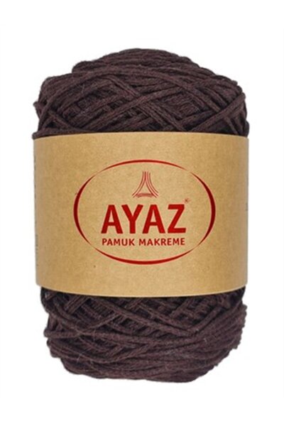 Genel Markalar Pamuk Makrome 6195 Koyu Kahve