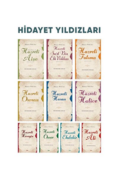 Aden Yayınevi Hidayet Yıldızları 10 Kitaplık Set - Hazreti Ebubekir - Hazreti...