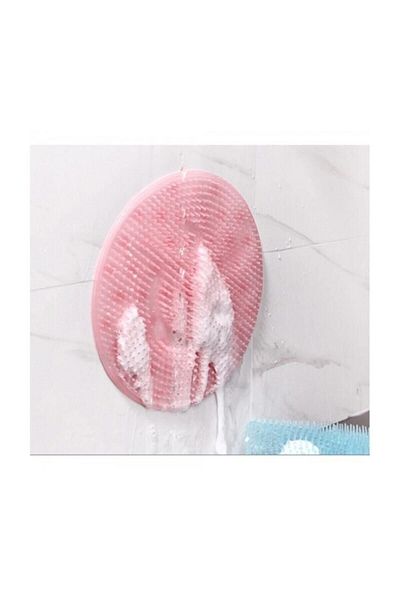 CMT Bathroom Shower Foot Mat Suction Cup Massage Pad Silicone Washing Brush