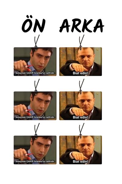 Jethızında 3'lü Set Kurtlar Vadisi Araç Kokusu