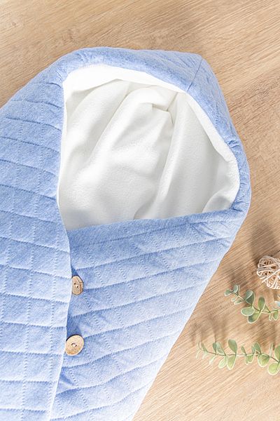 Babymod Deer Embroidered Fleece Lined Baby Girl/Boy Swaddle
