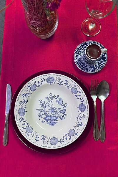 Cortibo Barcelona Red Velvet Rectangular Runner